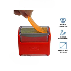 Mặt khắc con dấu cao su polymer, dùng để thay vào con dấu cũ