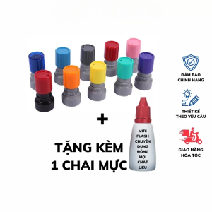 Con dấu tích điểm, đóng lên mọi chất liệu