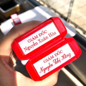 Dấu Chức danh 2 dòng